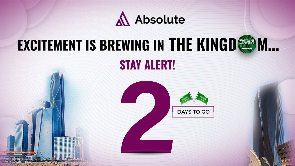 🥳Something big is on the way➡️! Just 2 days to go until the big reveal 🎉in the Kingdom.

#GetReadySaudiArabia #ComingSoon #SaudiArabiaExclusivePreview #viral #reveal #DiscoverTheNew #ExclusiveForSaudi #productlaunch #newproductalert #Absolute #likes #new #Saudiarabia #staytuned…