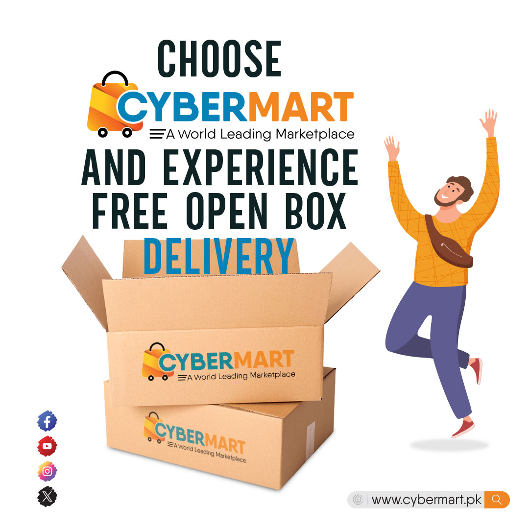 Choose CyberMartPK and Experience Free Open Box Delivery.

#CyberMartPK #Shopnow #mothersdaysale