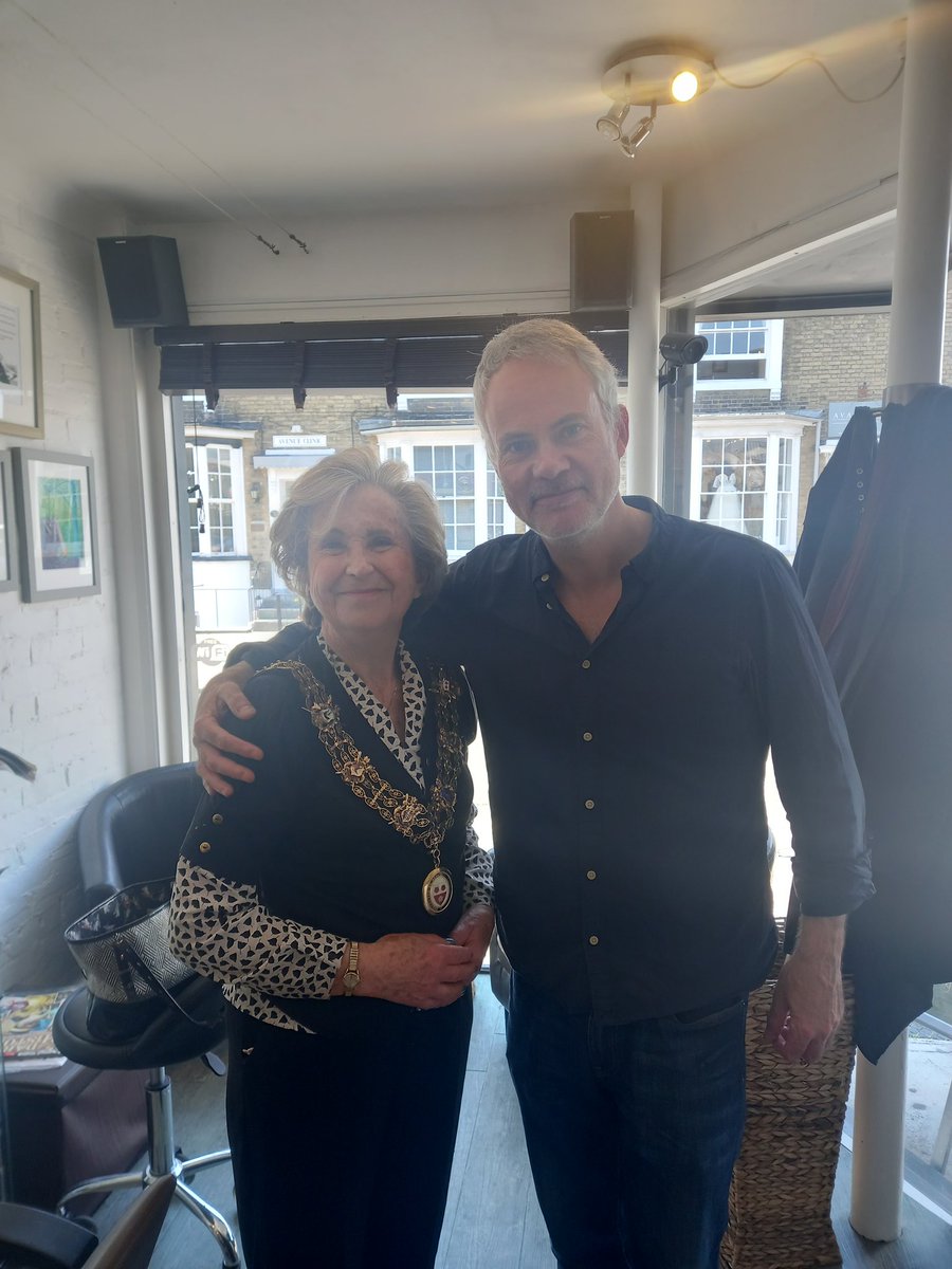 The Lord Mayor of Southampton As my Mayoral Year draws to a close soon, Thank you Charlie of Charlie Plant Hairdressing , Bedford Place, looking after me!