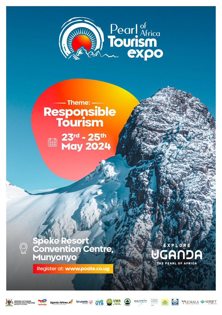 The pearl of Africa Tourism Expo returns this Month of May under the theme: Responsible Tourism. Focusing on sustainable practices. #poate2024 is the place to connect with Tourism industry players. Endeavor to take part to discover new opportunities.