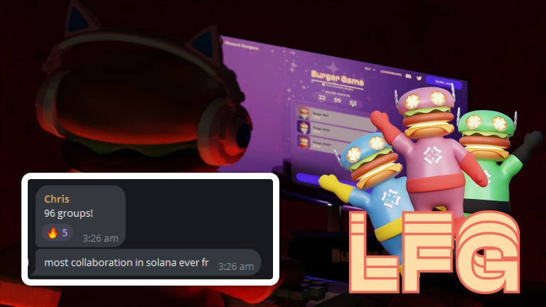 blessed_burgers's tweet photo. BURGER GAME: The power of Frenship on Solana.

Thank you for participating in Game 5.

🔔 Stay tuned for Game 6 🔥

https://t.co/XRtS8TDYOD https://t.co/L57PC1WI7W