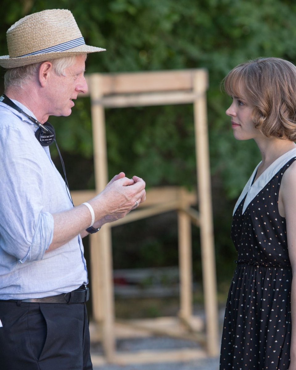 🎬 Director Richard Curtis making time-travelling magic on the set of About Time with the incredible Rachel McAdams and Domhnall Gleeson. #AboutTime