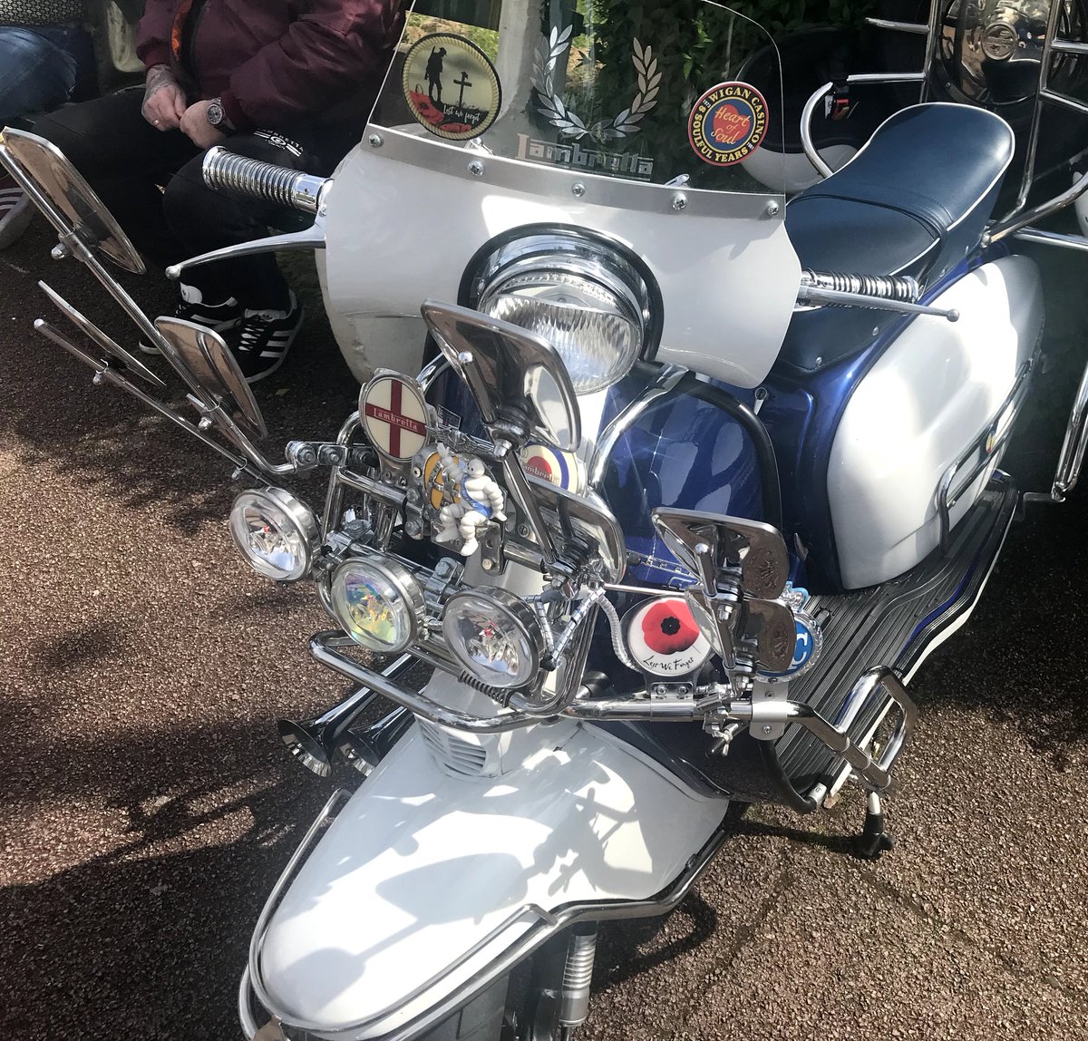 #beautifulscooter #chromewillgetyouhome #skegness