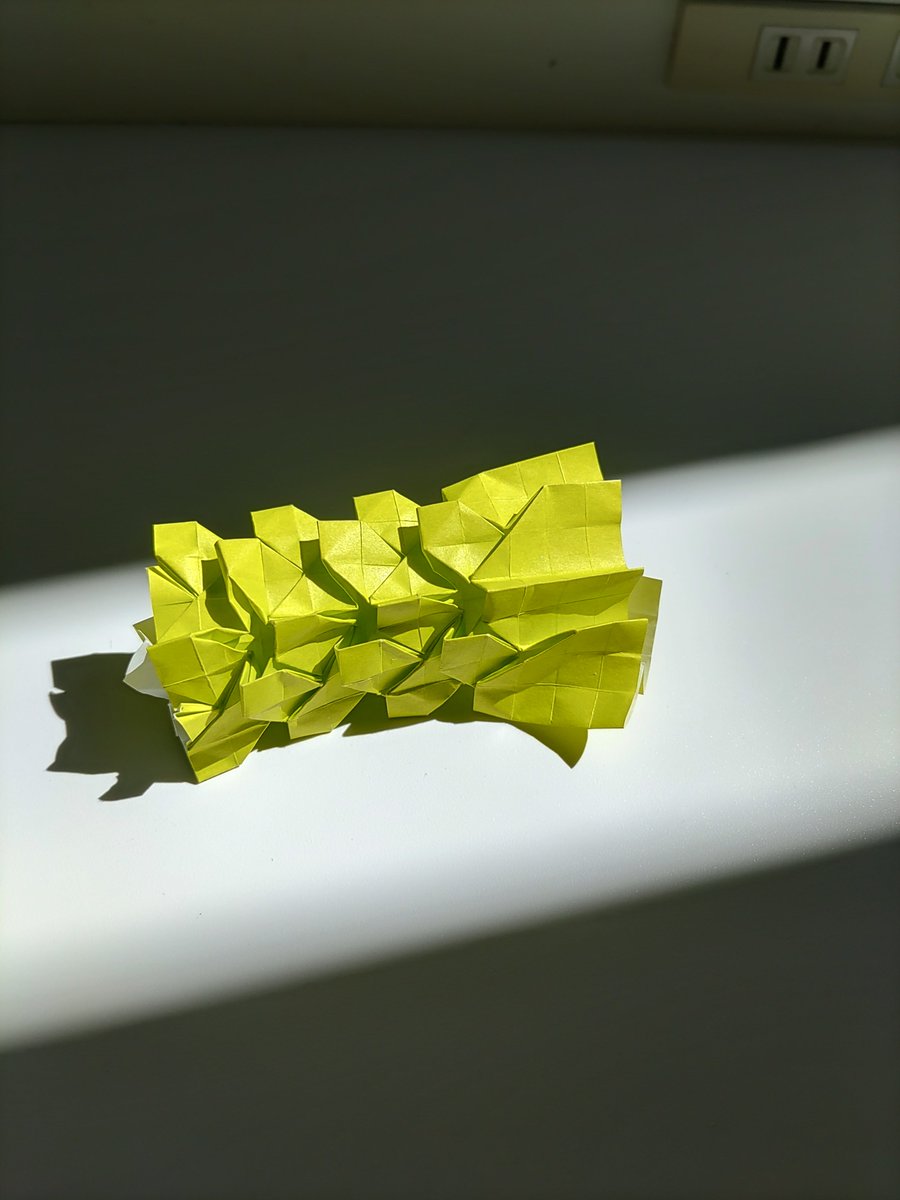 11da_origami's tweet photo. ワサビの折紙です https://t.co/3wPBbaGGwu
