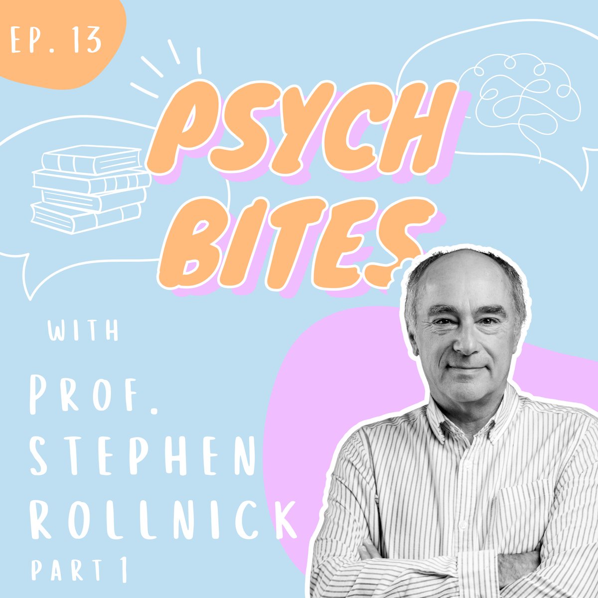 PsychBitesPod's tweet photo. 🔔NEW EPISODE🔔

Delighted to share our episode with Prof @stephenrollnick ! In part 1 of our two part special, Steve talks to us about the origin and foundations of Motivational Interviewing (MI), and what MI could look like when applied to schools. 

#twittereps #edutwitter https://t.co/Mv0DkQSUGP