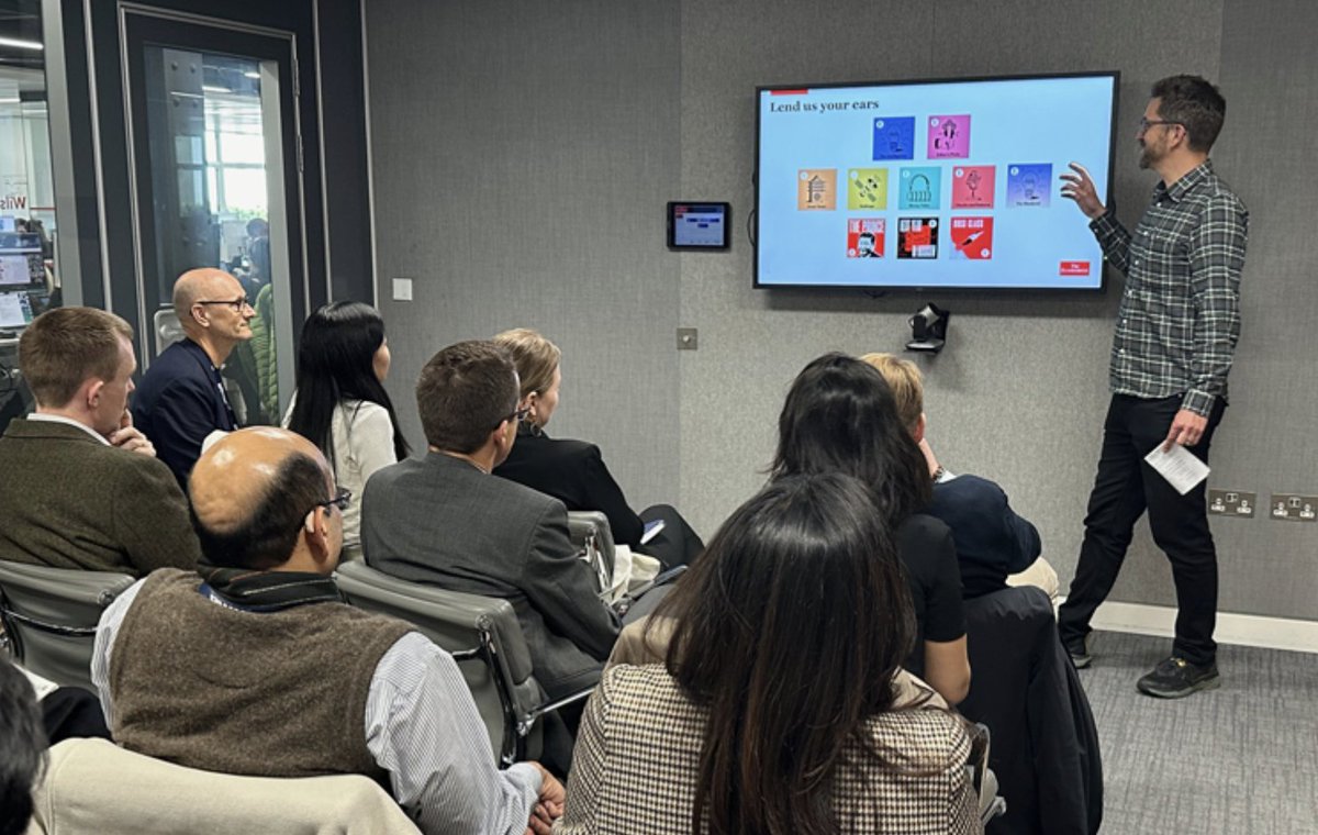 Attendees to the recent INMA London study tours learned @TheEconomist puts its podcasts behind a paywall, @bauermedia focuses on four Ls of attracting young listeners, and @Tortoise Media embraces audio-centred journalism. ow.ly/aEPC50Rz7hJ