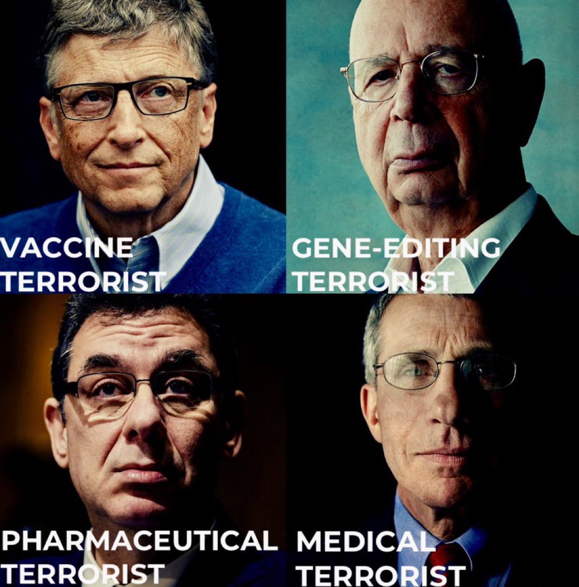 ~ The Real Virus - Enemies of humanity! The true goal of this project is power; The pure genius of the plan was the fear.' To control the world's information is to manipulate all the minds that consume it Bastard & soros, schwab, Fauci #Virus #infosec Son of Bitch @BillGates