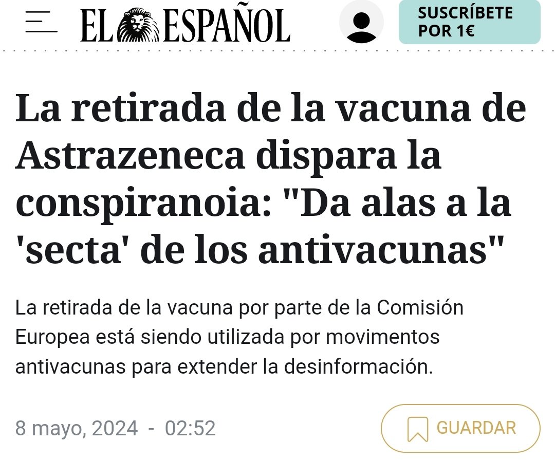 Lo Español!!! Desinformación, conspiranoia? Todas las 'vacunas COVID' son una puta mierda!!! A pastar, gilipollas 😱