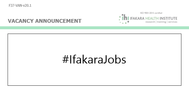 📢 JOB: 2 posts available within the PMI Shinda (DEFEAT) Malaria project @Ifakarahealth seeks qualified and experienced candidates to fill two positions within the PMI Shinda (DEFEAT) Malaria project: Laboratory Technician and Clinical Officer. These positions are for a 6-month…