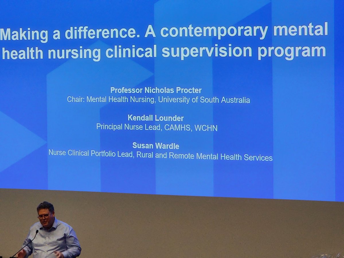 Great to speak about clinical supervision in mental health alongside senior colleagues from @SAHealth⁩ Scoping review details here bmjopen.bmj.com/content/14/3/e…