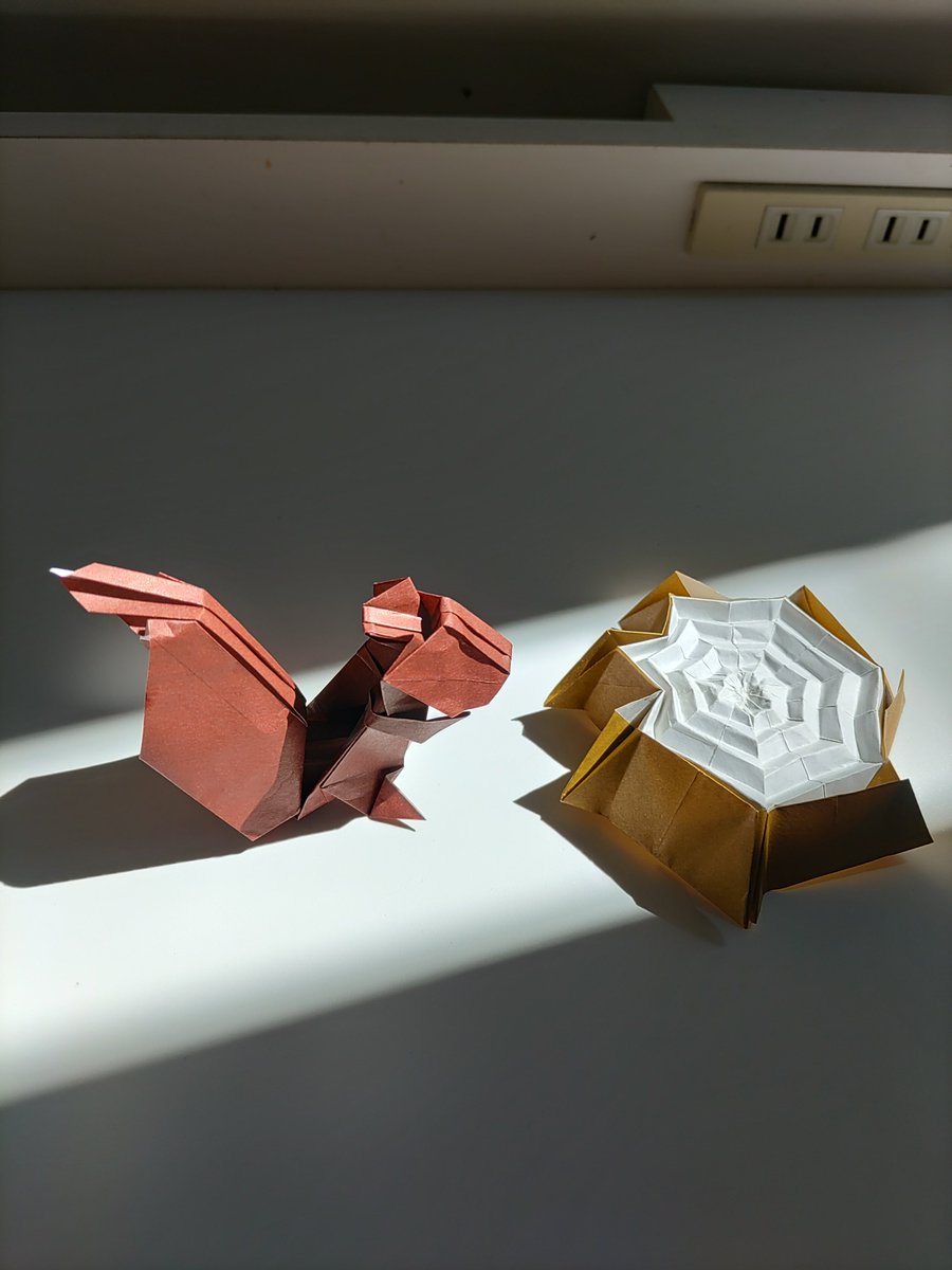 11da_origami's tweet photo. シマリスの折紙です https://t.co/NmYhLaeBkW