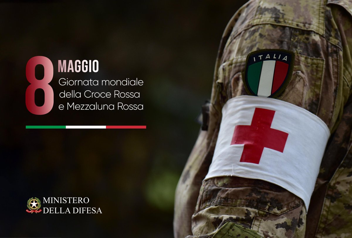 #Giornatamondiale #CroceRossa e #MezzalunaRossa 'Ci sono simboli che incarnano altruismo, coraggio e servizio. In breve, umanità. Ci sono esempi che indicano la via, donne e uomini in prima linea per portare aiuto dove serve. A loro il nostro grazie. La #Difesa è al loro fianco…