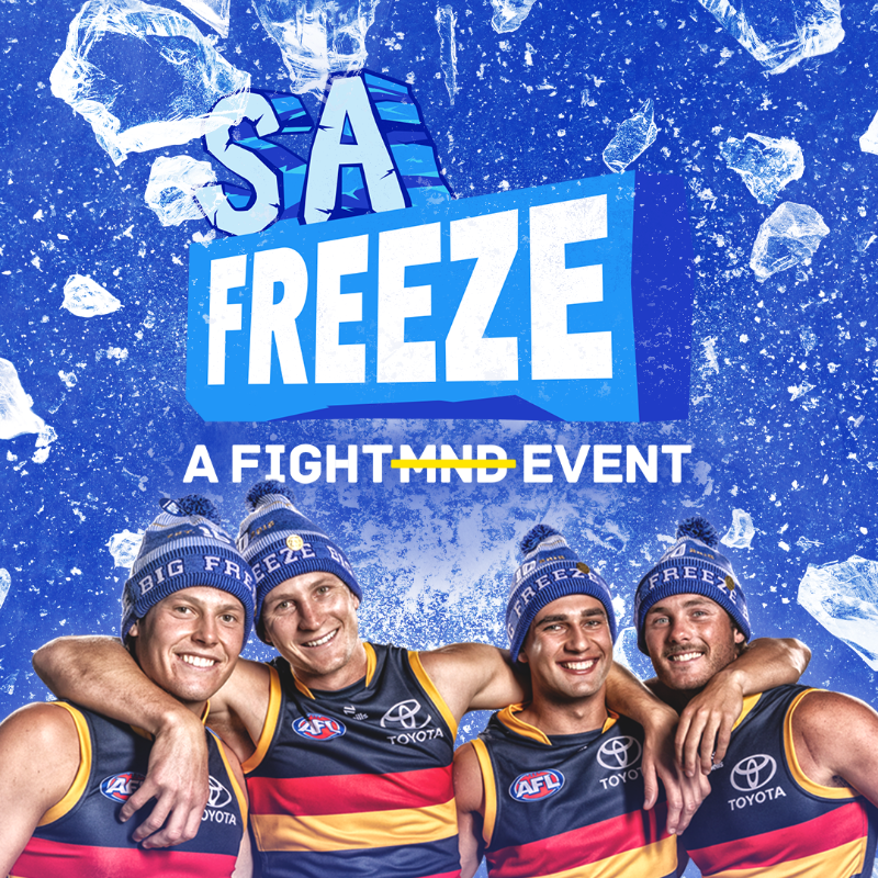 Adelaide_FC's tweet photo. SA Freeze is a go! We're kicking off Round 13 against Richmond and are joining the fight against MND ❄️

Click the image for full event details.