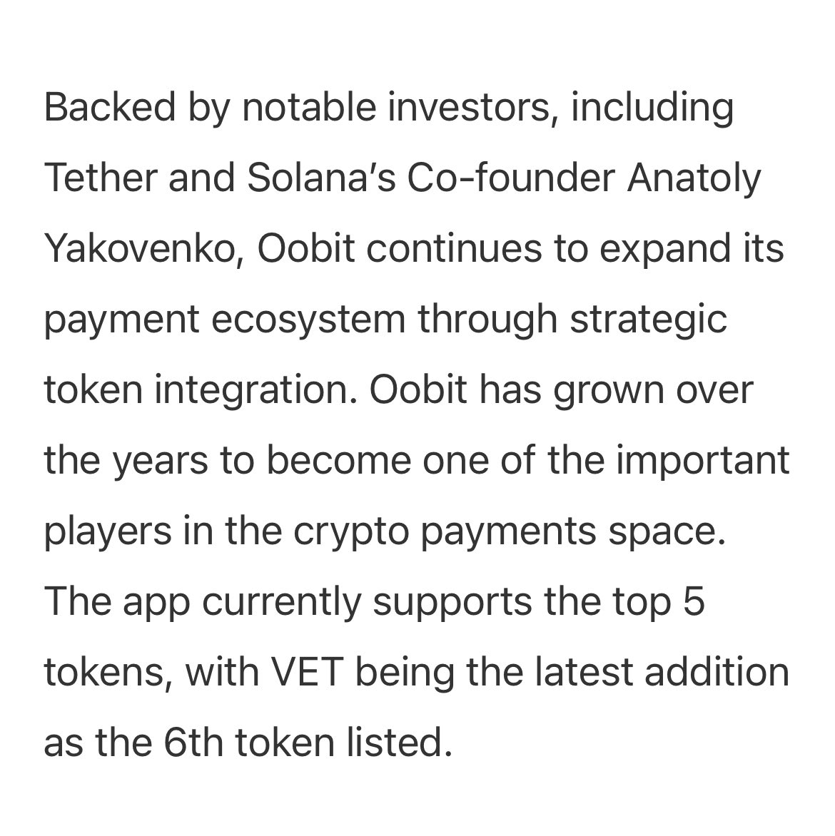 Oobit has massive potential #oobit #cryptopayments $OBT #unicorn