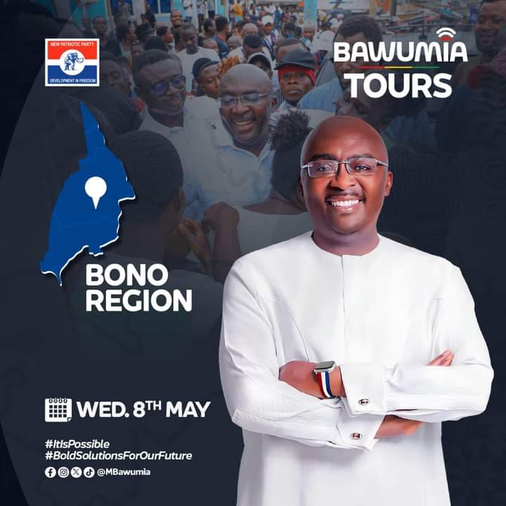 Here we are in the Bono Region!

 #Bawumia2024 #ItIsPossible #BoldSolutionsForOurFuture #BawumiaTours