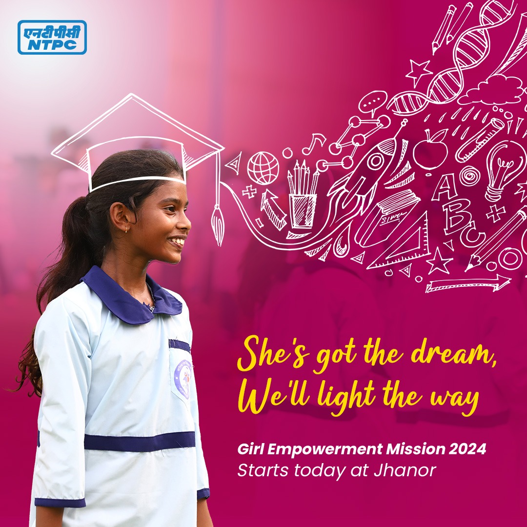 Today marks the beginning of an extraordinary journey as we launch the Girl Empowerment Mission 2024 at NTPC Jhanor. With a resolute commitment to fostering inclusivity and catalyzing social change, we proudly lead the charge of empowering underprivileged girls to transform their