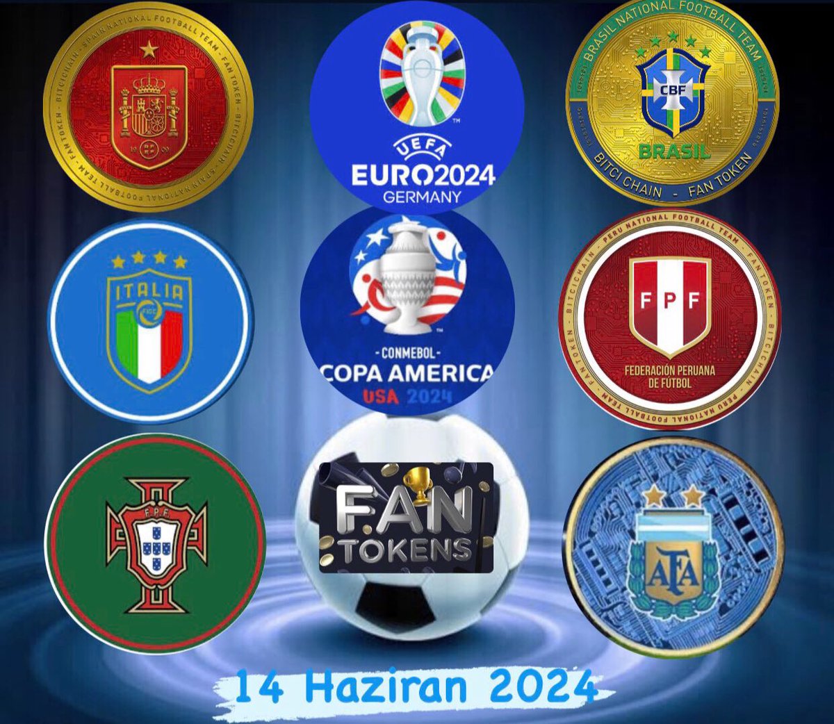 #Şampiyonlarligi #Futbol #Btc 

 #Fantoken takımlarından ;

Son takım Dün #PSG elendi

#Inter Şampiyon oldu 

#GS Şampiyon oldu gibi 

#Göz #Süperlig e yükseldi

ARTIK HİKAYELER BİTTİ ✅ 

🚨🚨🚨

Sıra #MİLLİTAKIM larda

#Euro2024 @CopaAmerica 

Son 36 Gün !!

🇧🇷🇪🇸🇵🇪🇮🇹🇦🇷🇵🇹