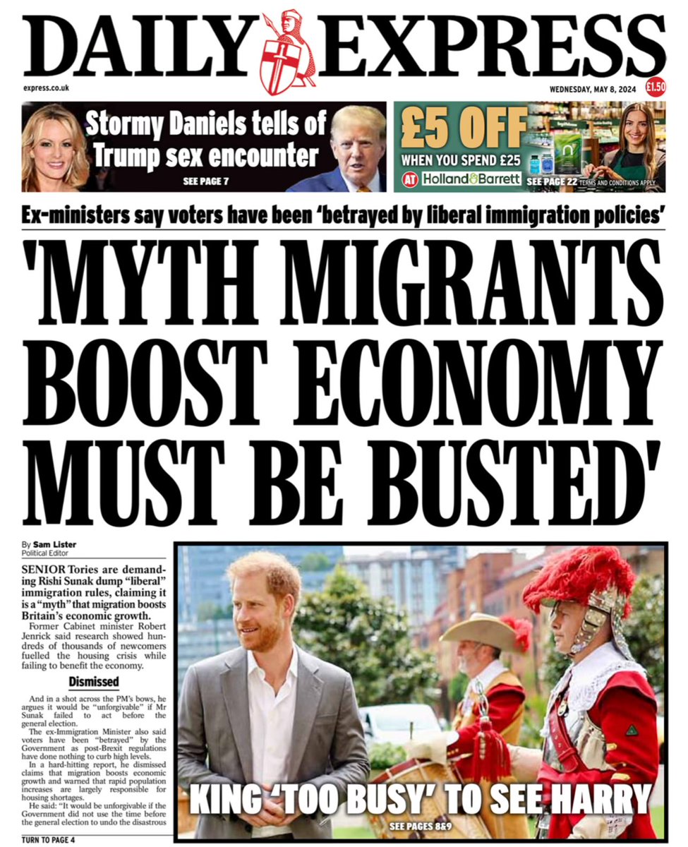 Reporting on research it says. No mention of any research in the first six pars of the front page. Just the opinion of a single racist.