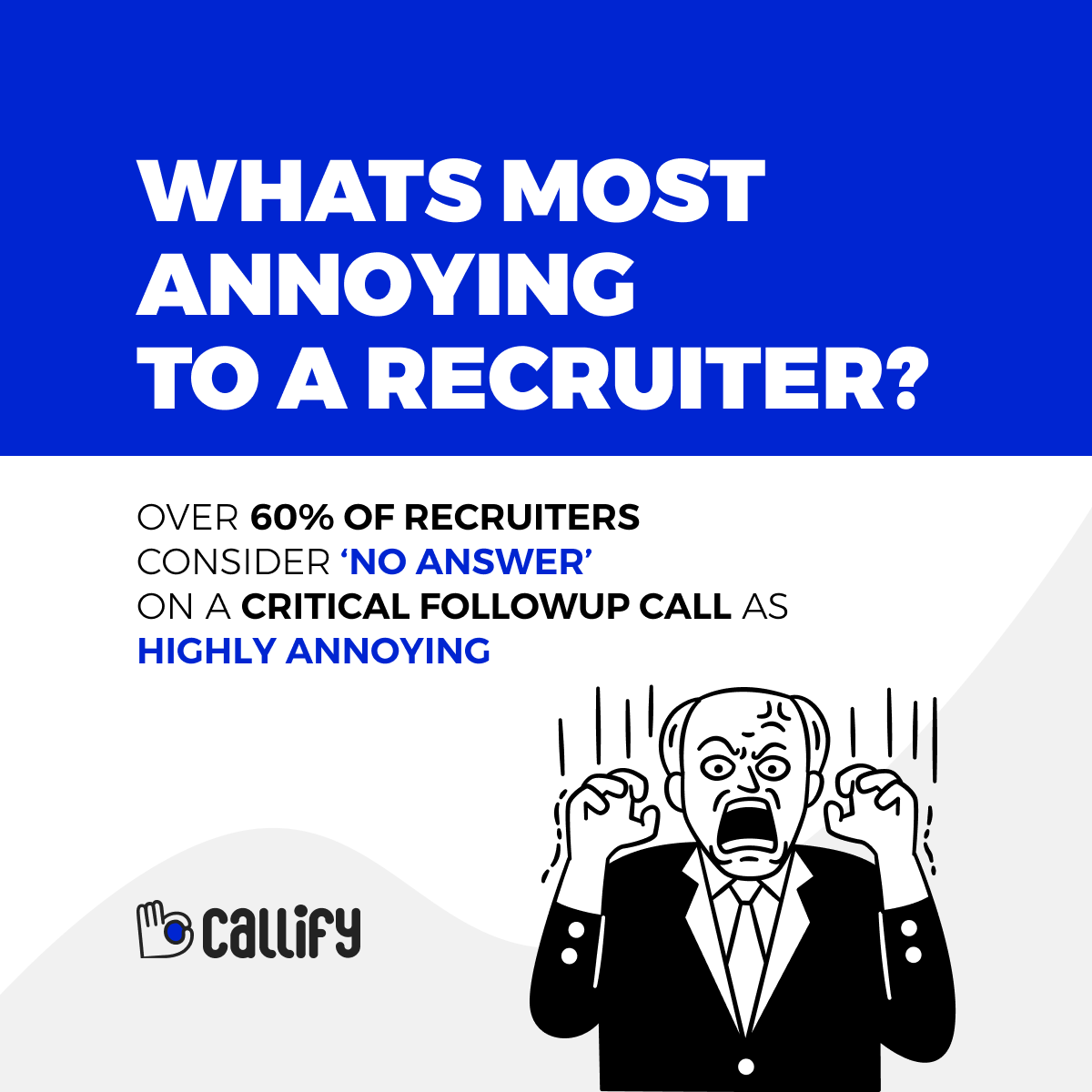 InCallify's tweet photo. Follow-ups are essential in hiring, but it's frustrating when recruiters invest time in crucial follow-ups only to receive no response. This wastes their time and energy, slowing down the hiring process. https://t.co/L6VrFmh7bh