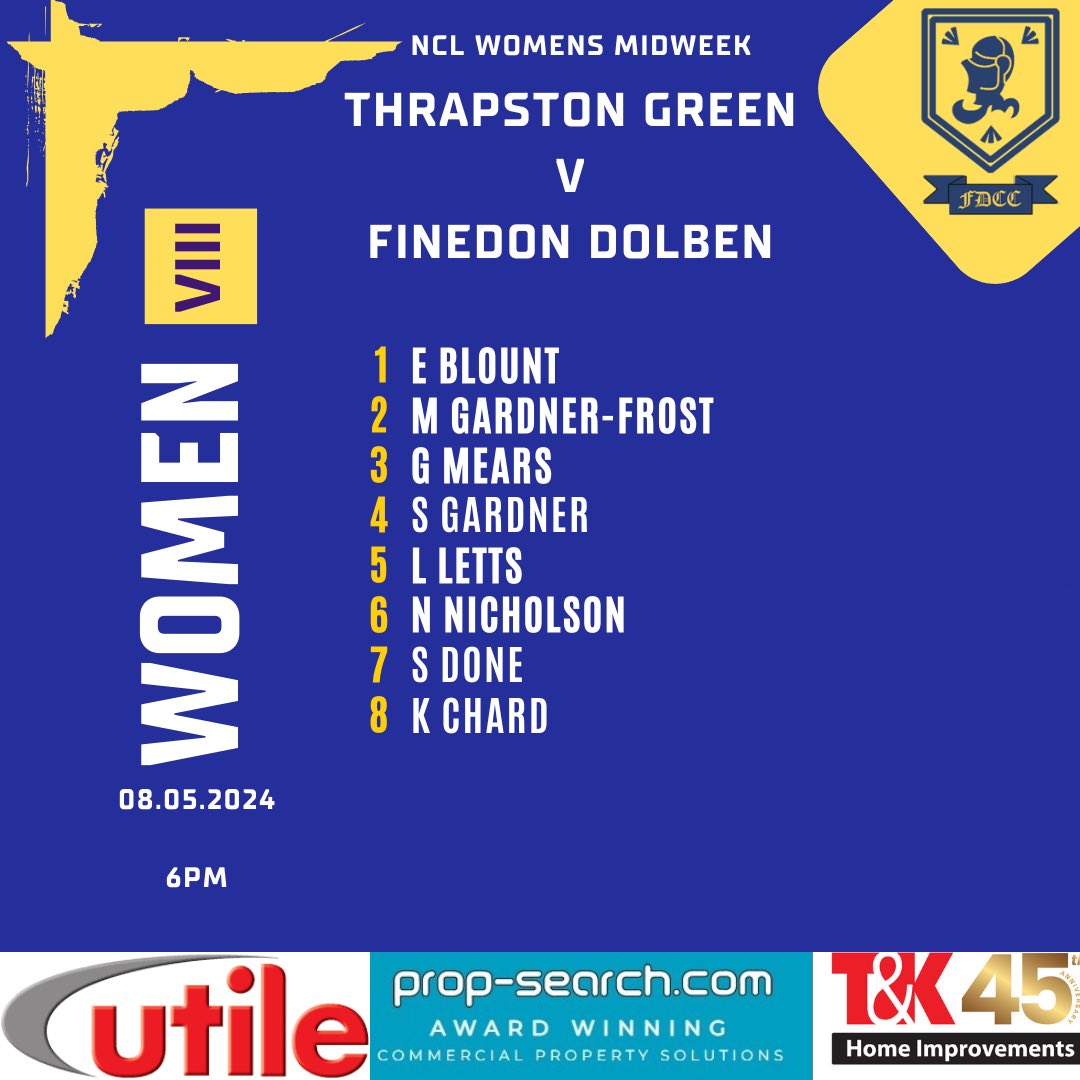 This evenings Women’s team news. As our first ever Women’s team takes onto the field outdoors 🏏 go well all