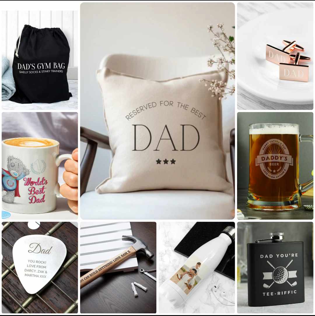 #EarlyBiz The perfect Father's Day gift is just a click away! With 87 products in the Father's Day section of the website & 96 products in the Gifts For Him section, there's bound to be a personalised gift idea to suit any Dad or Father figure. Link in comments #MHHSBD