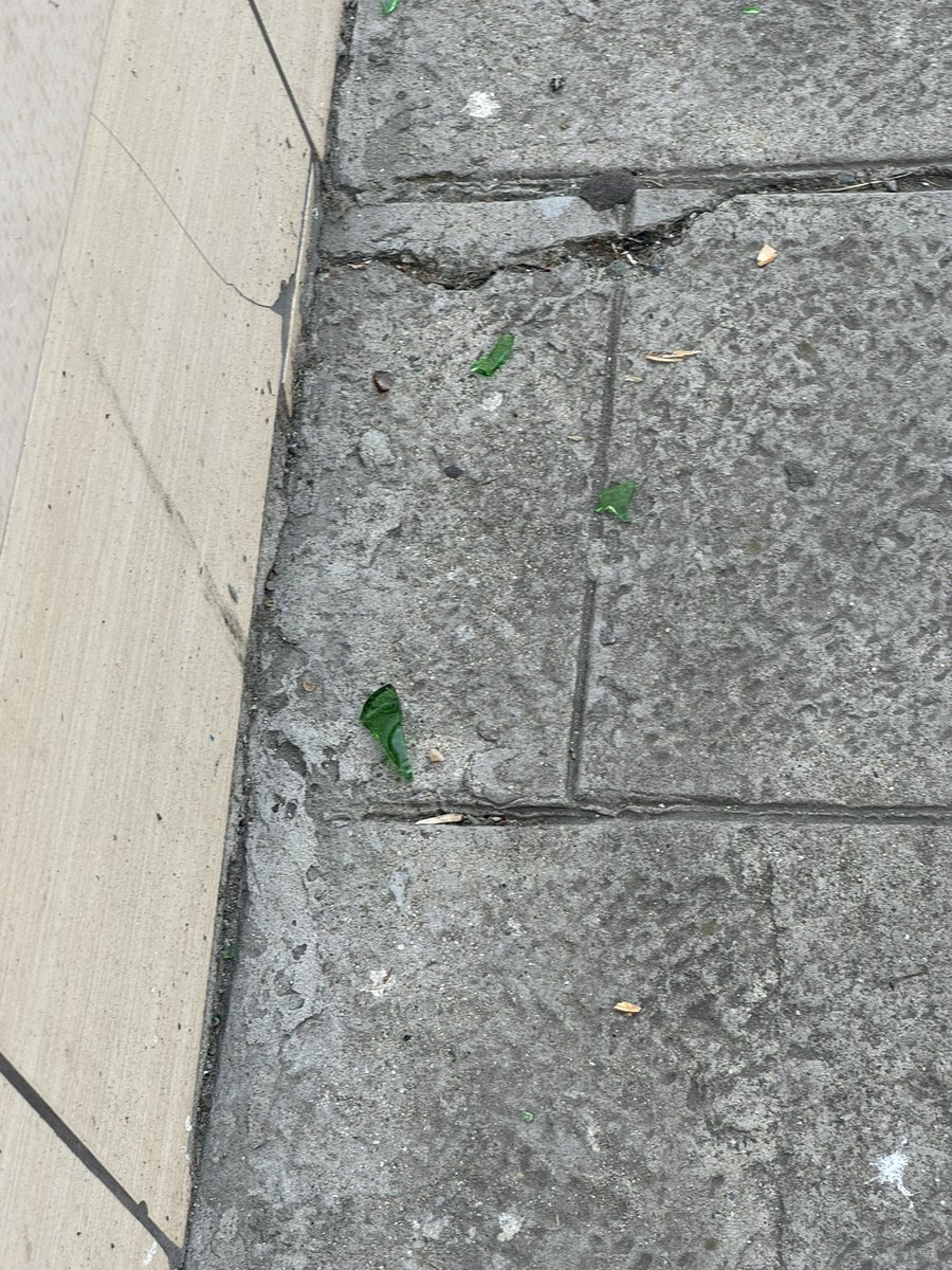 Kuyulubağ köpek parkına bakan ara sokaktan muhtemelen 5 gündür belediye temizlik görevlisi geçmiyor. Yerdeki cam kırıkları aynı yerde 5 gündür duruyor. Temizlenebilir mi lütfen? <a href="/sislibelediyesi/">Şişli Belediyesi</a>