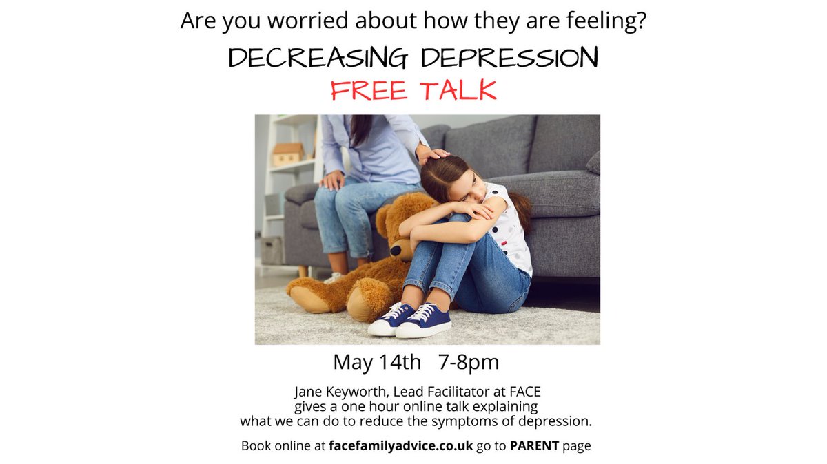 Our Student Services Team want to share this FREE TALK taking place next week - Click here to sign up -> facefamilyadvice.co.uk #twytgsdna #kind