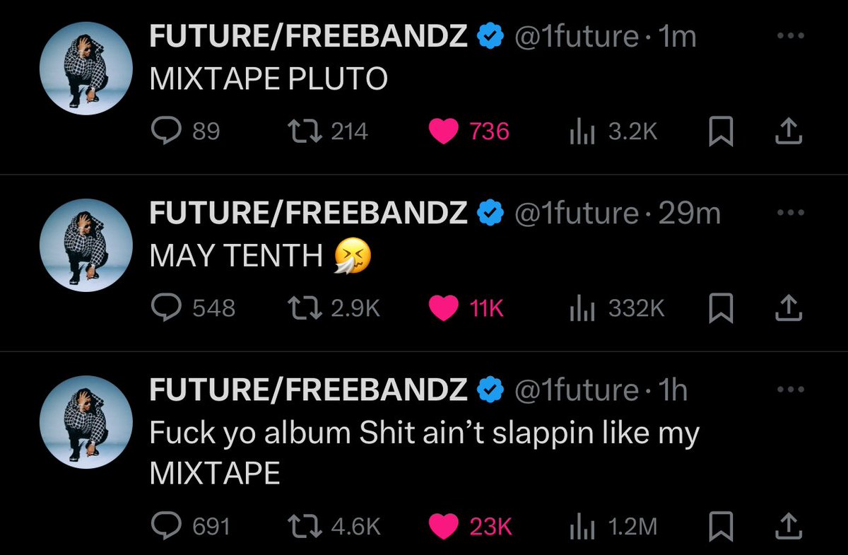 I can’t believe my eyes rn new Future mixtape confirmed dropping tomorrow night 😭