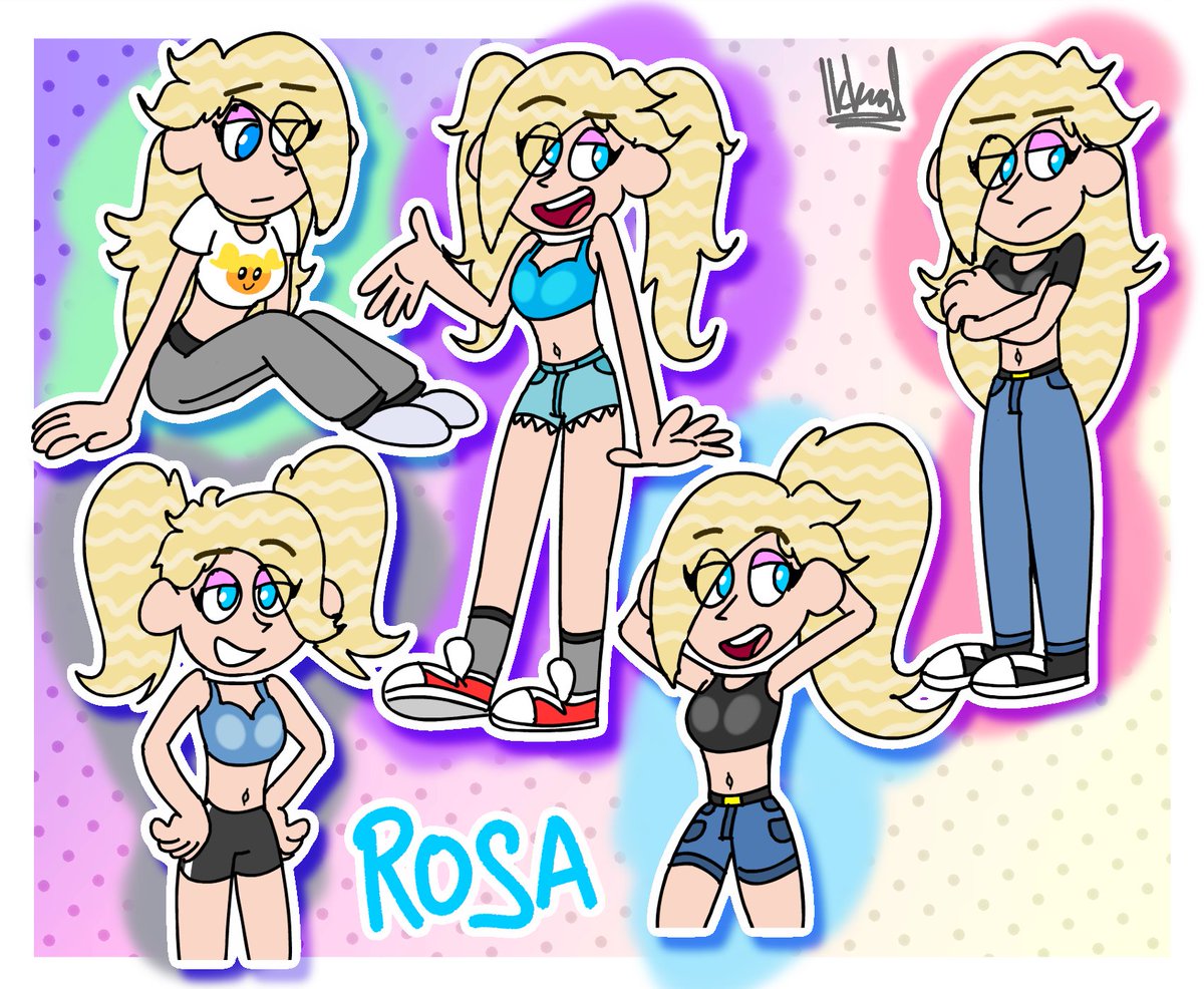 Rosa Rose Again. Mario. #rosalina #rosalinafanart #digitalart #digitaldrawing #mario #mariofart #princessrosalina #mariorosalina #croptop #midriff #bellybutton #navel #cartooncroptop #cartoonmidriff #cartoonbellybutton #cartoonnavel #Rosalina