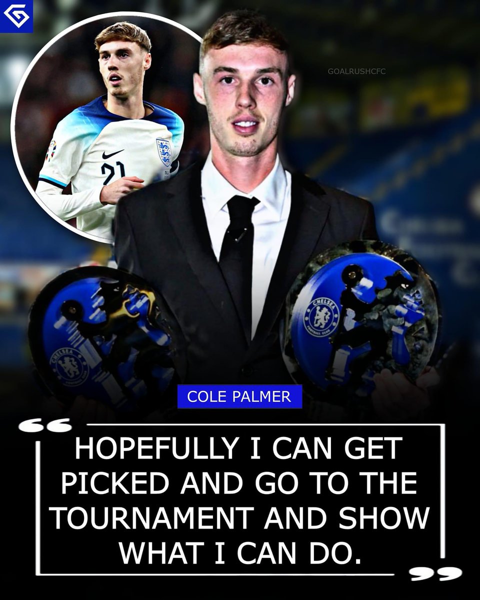 Cole Palmer talking about the Euros.