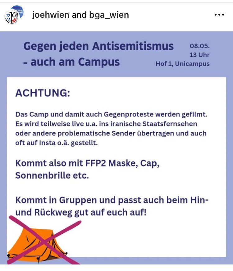 Gibt es für das iranische Staatsfernsehen eine Drehgenehmigung am Campus, @univienna??? @joehwien @doew_at @recetvienna