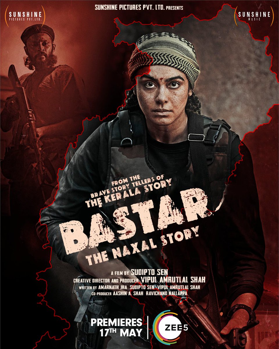 Premiere Alert!!

#BastarTheNaxalStory premieres on @ZEE5India on 17th May!

#Bastar