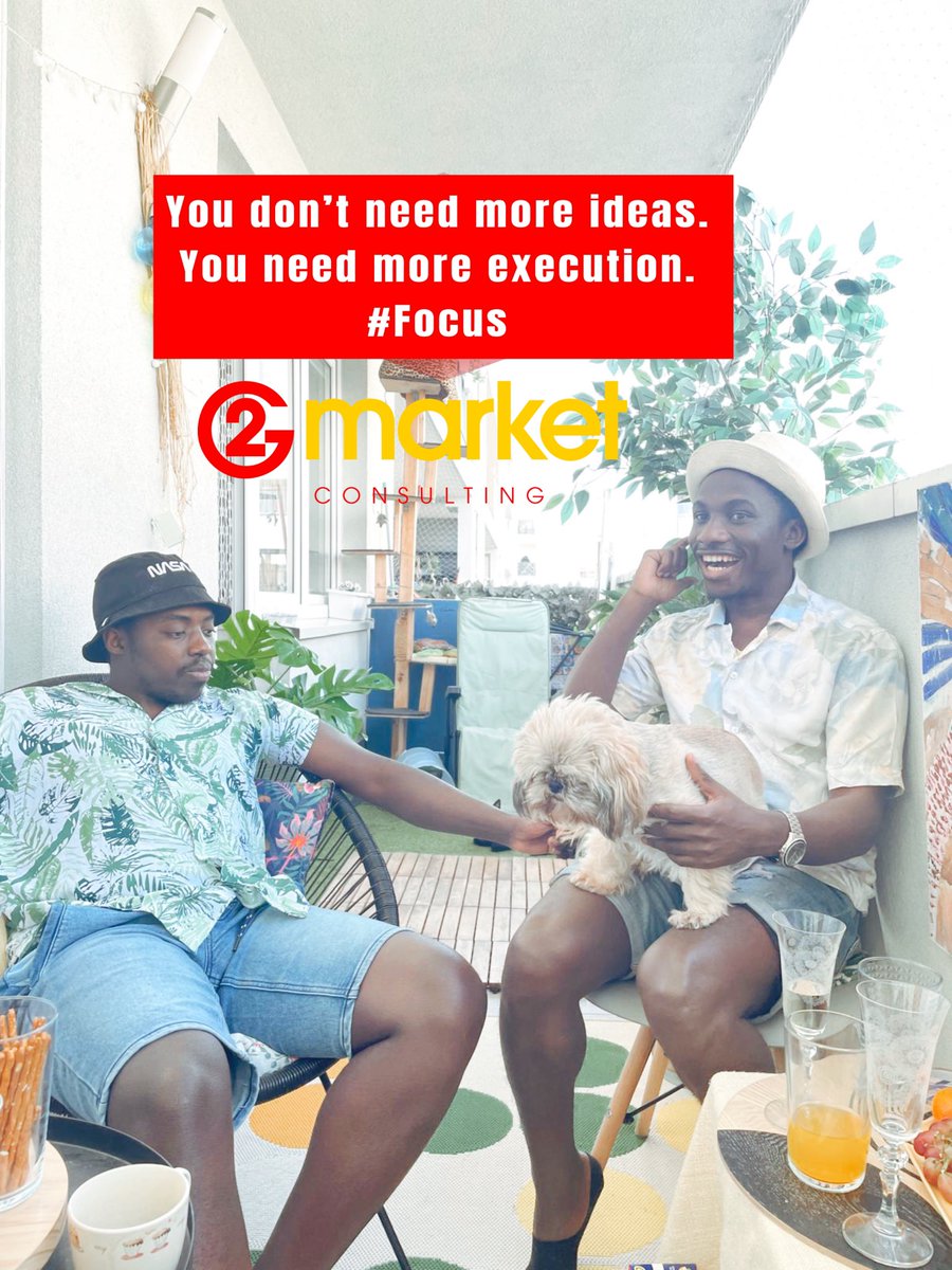 You don’t need more ideas. 
You need more Execution 
#focus #investnow #gotomarket