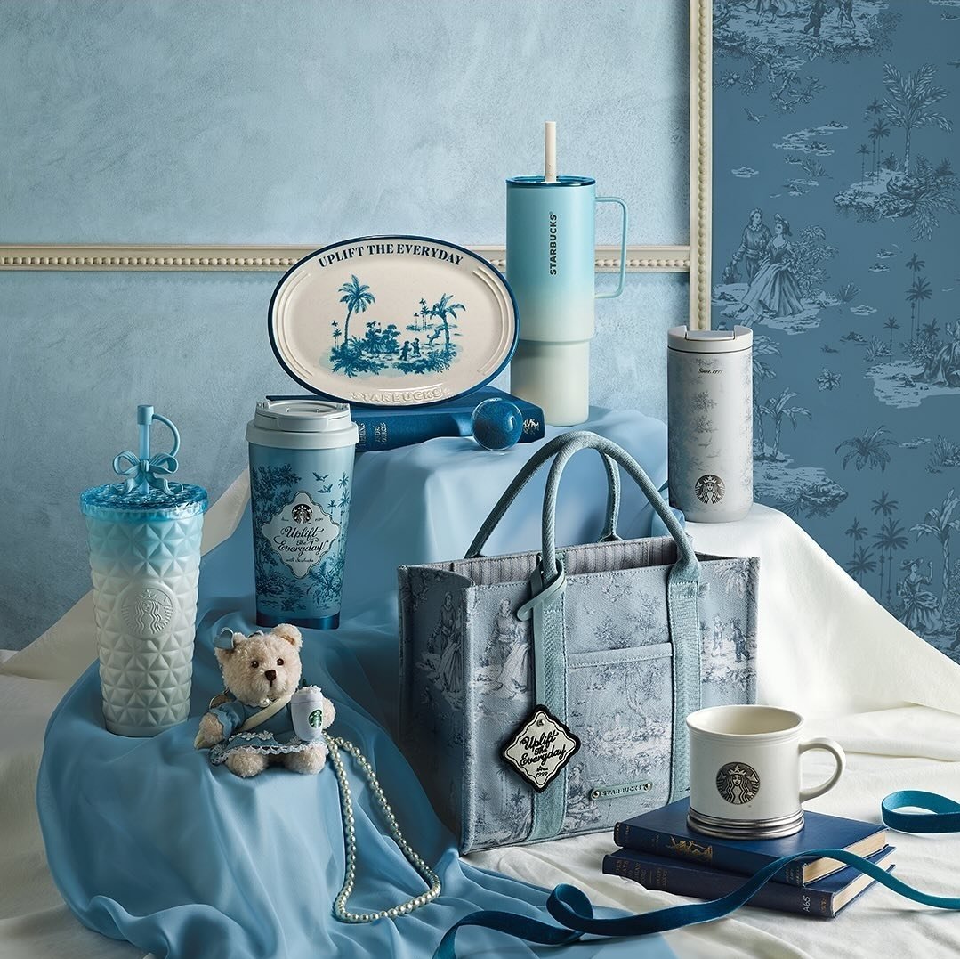韓国スタバ１６日から新作可愛すぎる💙🩵💙🩵