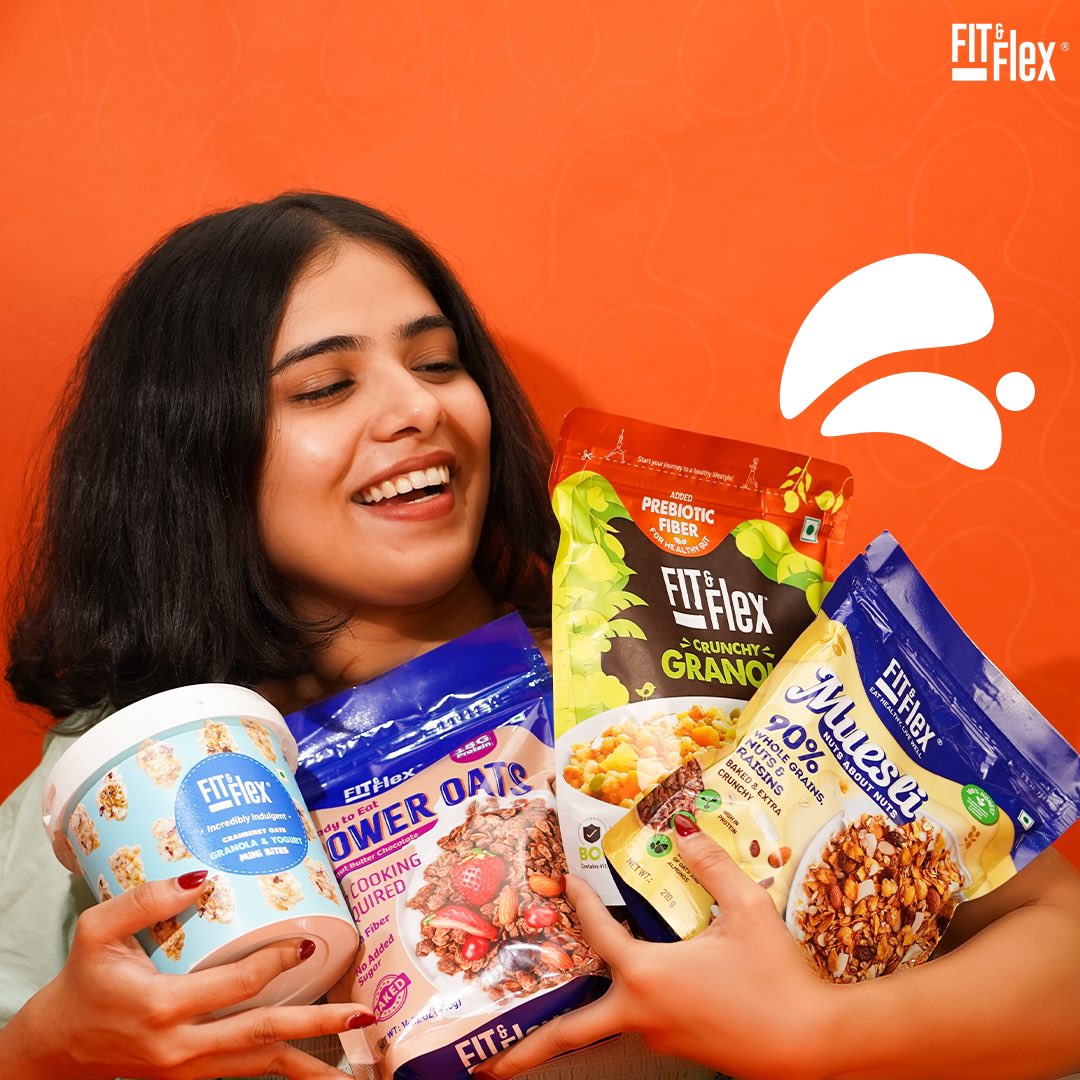 Try our crunch once, and get addicted to every crunch from #FitAndFlex, cause you will not find crunch like this anywhere. That's our guarantee!😉😉

🛒Shop now: fitandflex.in 

#FitandFlex #granola #muesli #multigrainmix #oats #mixture #multigrain #granolabowl