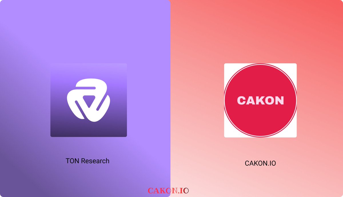Attention Cakon Fam!💎🕹️

Cakon has officially joined the @ton_research , where we will share more detailed updates with everyone in the forum. 🫡
Check it out!tonresear.ch/t/cakon-one-st…

Keypoints in the Articles 👇 :

💎Introduction to the #CAKON platform and brand core logic.…