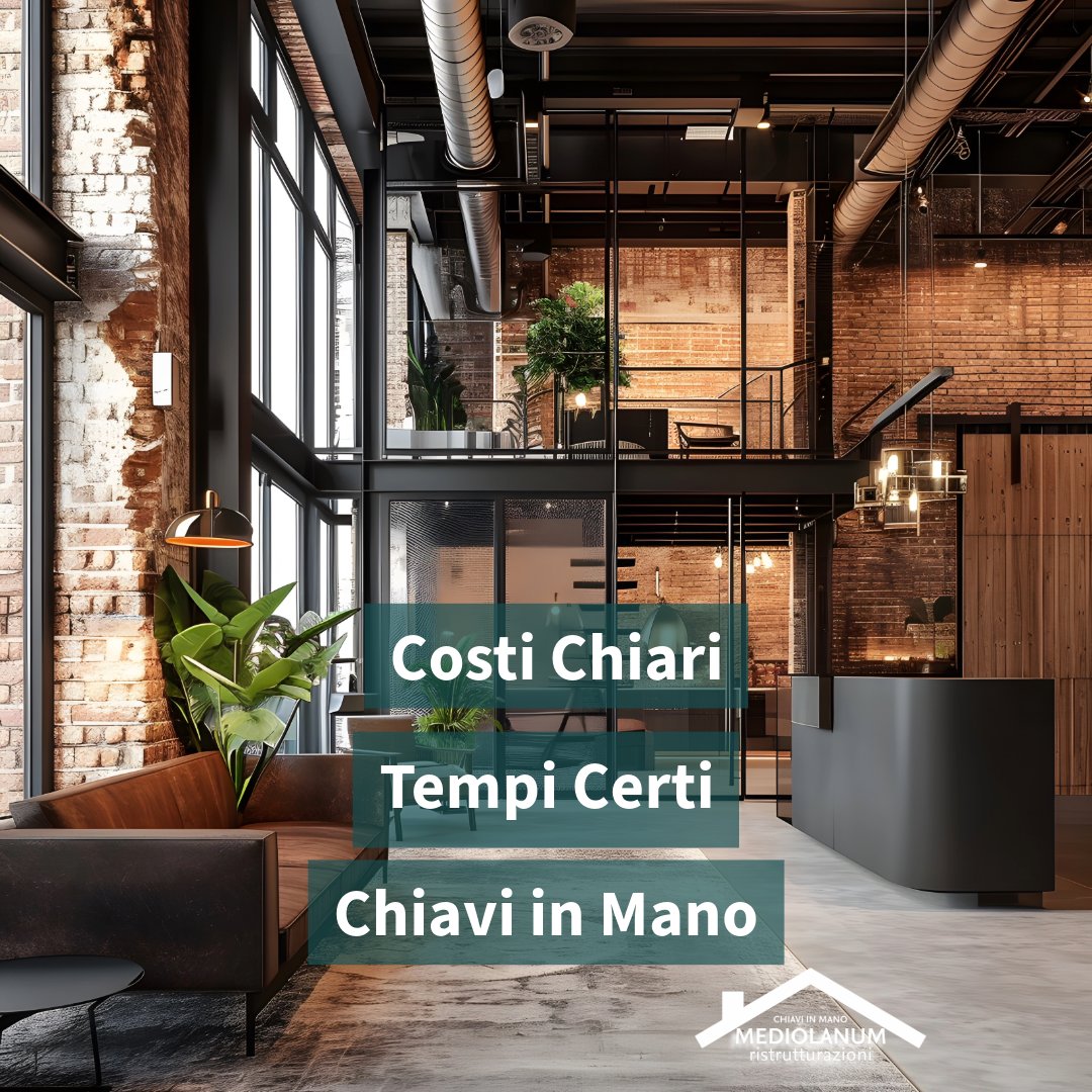 La tua visione incontra il nostro ingegno: Mediolanum Ristrutturazioni porta alla luce la bellezza grezza dell'industriale con #CostiChiari, #TempiCerti e la perfezione del servizio #ChiaviInMano. Sperimenta un ambiente dove ogni elemento è un capolavoro di design e…