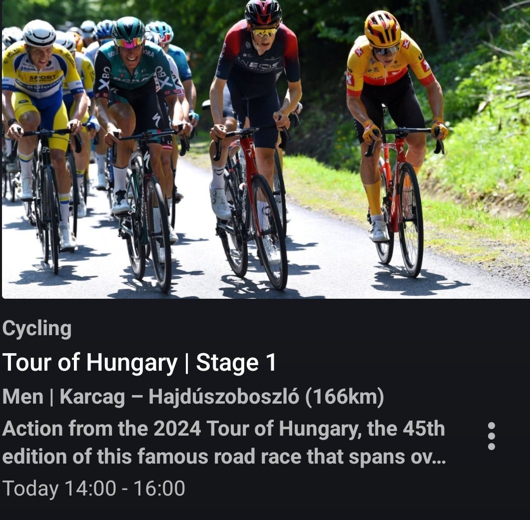 How about rolling back the clocks today and (hopefully) seeing two of the greatest Green Jersey wearers of all time sprinting for the win? This afternoon could see @petosagan and @MarkCavendish going head to head at @TourdeHongrie. Join me alongside @BriSmithy through to sunday