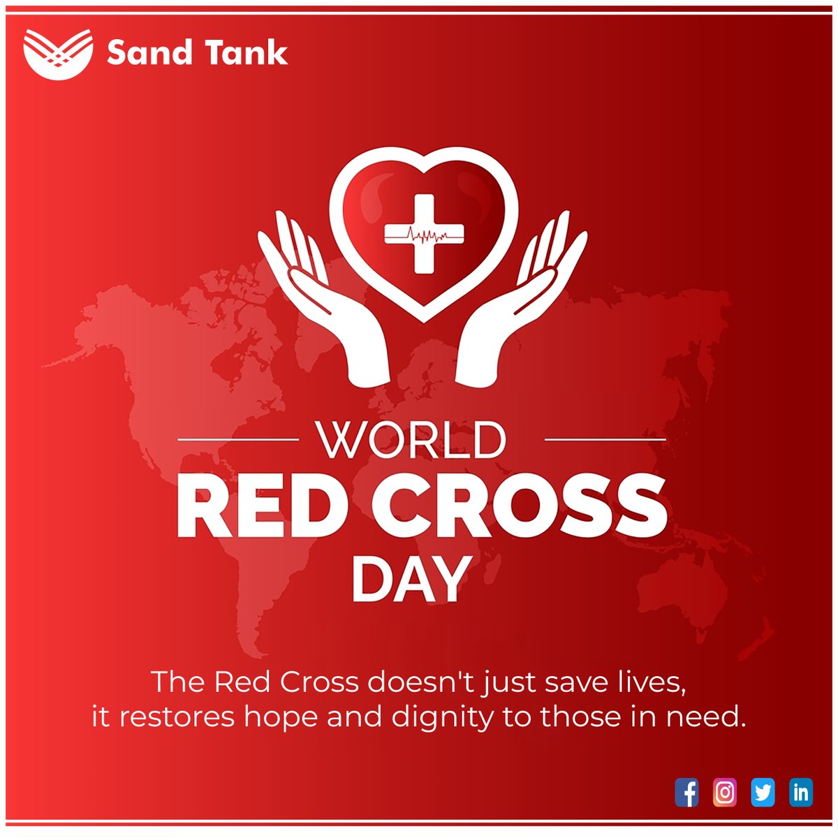 Today, we celebrate the spirit of humanity and service embodied by the Red Cross. Let's honor their legacy of compassion and resilience on #WorldRedCrossDay and every day. 🎈❤

#Sandtankfoundation #RedCrossDay #RedCrossHeroes #GlobalSolidarity #SupportRedCross