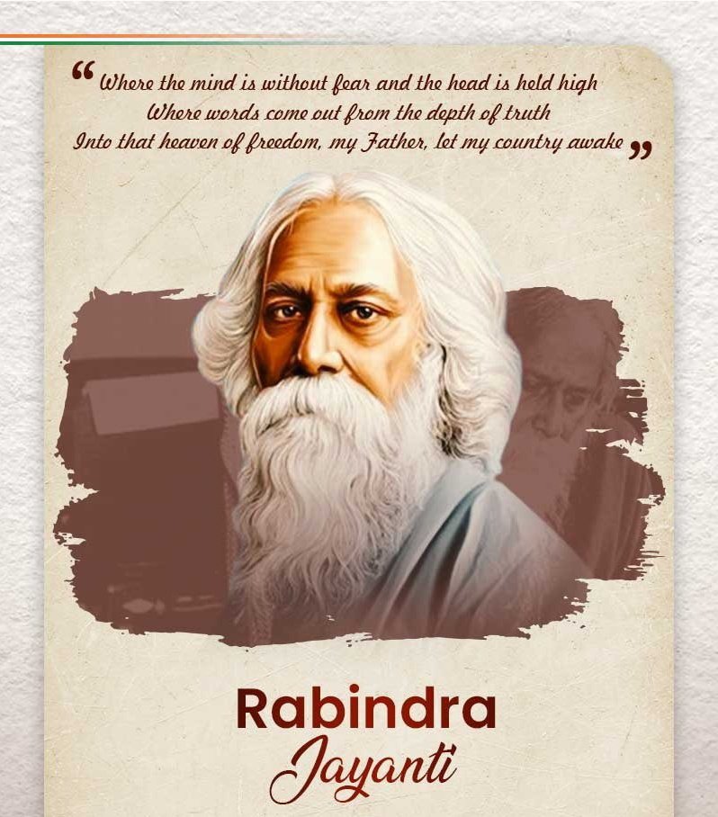 'You can't cross the sea merely by standing and staring at the water.' On the auspicious day of Gurudev Rabindranath Tagore, Bankers across nation need to learn from his famous quote and fight in unison for our just demands. #rabindrajayanti #OPS #5daysbanking #WorkLifeBalance
