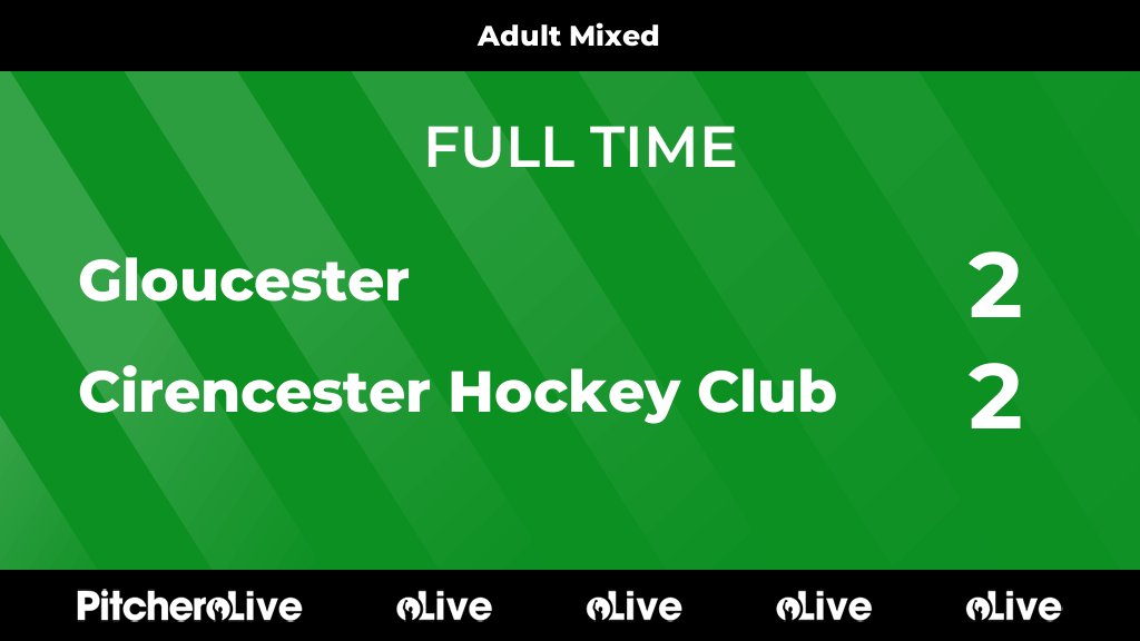 FULL TIME: Gloucester 2 - 2 Cirencester Hockey Club
#GLOCIR #Pitchero
cirencesterhockeyclub.co.uk/teams/208370/m…