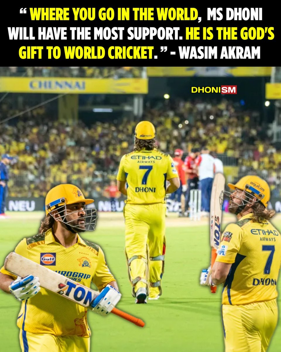 God's Gift to World Cricket ! 🛐❤️ @MSDhoni #MSDhoni #IPL2024