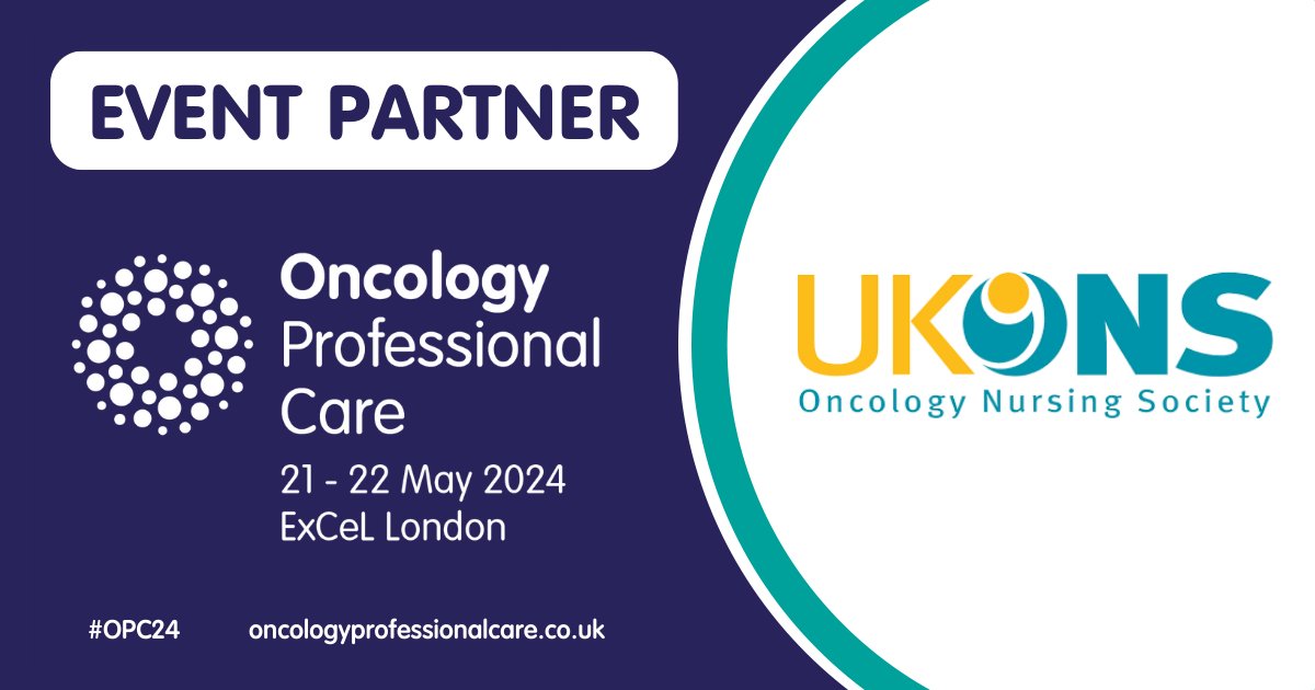 Join us on 21-22 May at ExCeL London for Oncology Professional Care. Take the fantastic opportunity to attend world-class, free, CPD-accredited learning for oncology professionals. Visit the event website: oncologyprofessionalcare.co.uk Register: bit.ly/3Qqi2M4