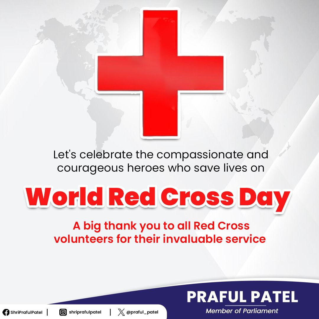On World Red Cross Day, let's honor the incredible humanitarian work of the Red Cross and Red Crescent societies worldwide. Their dedication to alleviating suffering and saving lives knows no bounds. Thank you for your unwavering commitment to humanity. #WorldRedCrossDay