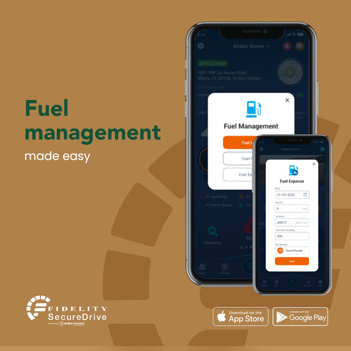 We can’t control the fuel price - but we can help you manage your fleet’s fuel consumption.

#FidelitySecureDrive #VehicleTracking #YourDrivingCompanion