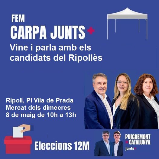 Avui ens trabem a #Ripoll
#PuigdemontPresident @JuntsGirona @JuntsXCat