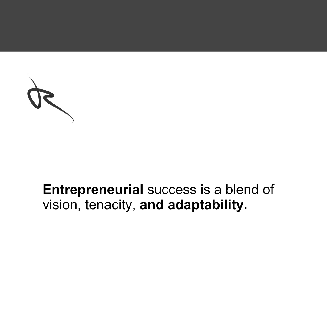 Got what it takes to succeed in entrepreneurship?
.
Entrepreneurial success combines vision, tenacity, and adaptability. Embrace this triad to thrive in business.
.
.
#RyanAminollahi #AIVentures #AITechTrends #Entrepreneurship #LeadersInAI #TechStartups