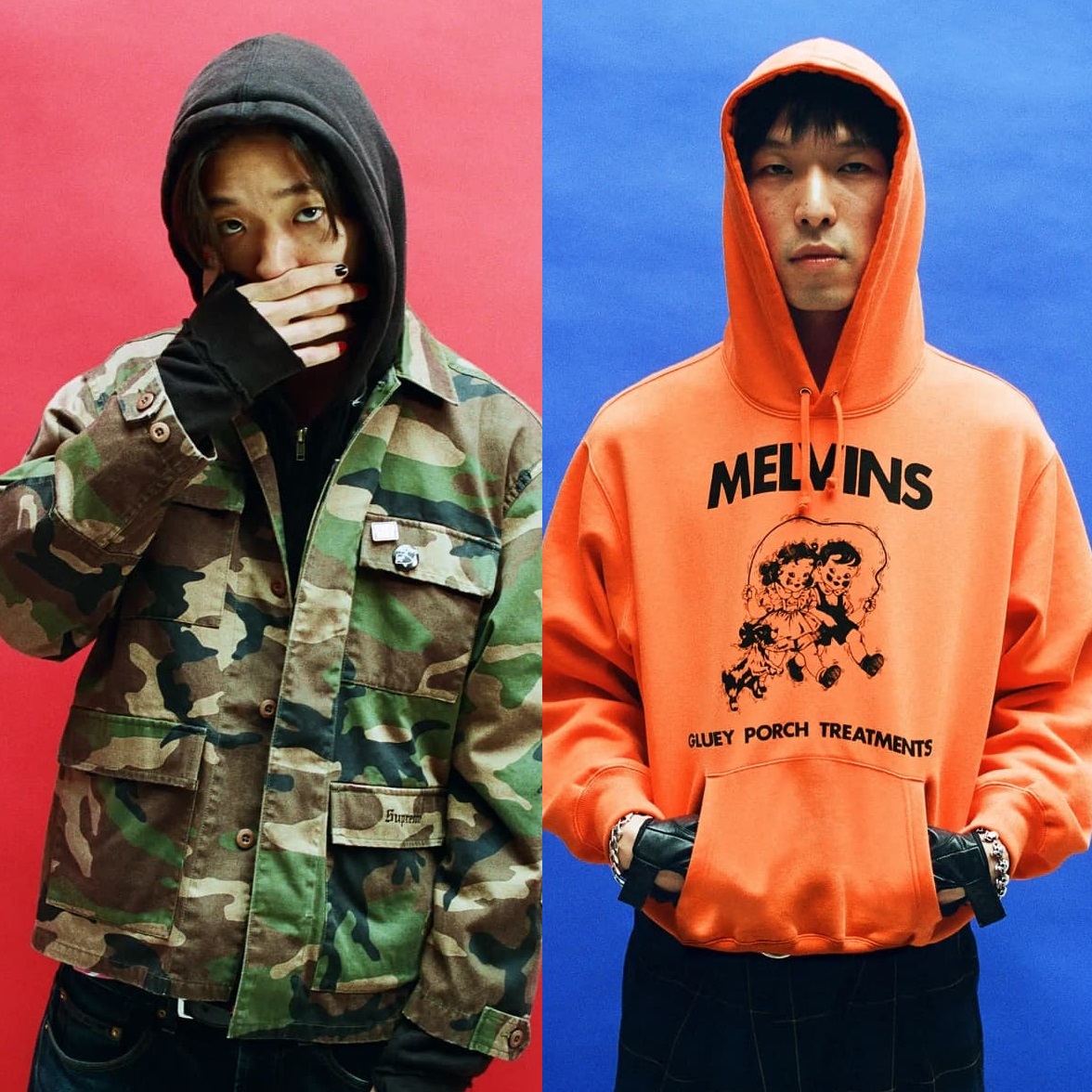 Supreme / Melvins ※国内定価 BDU JKT - 44,000円 Hoodie - 35,200円