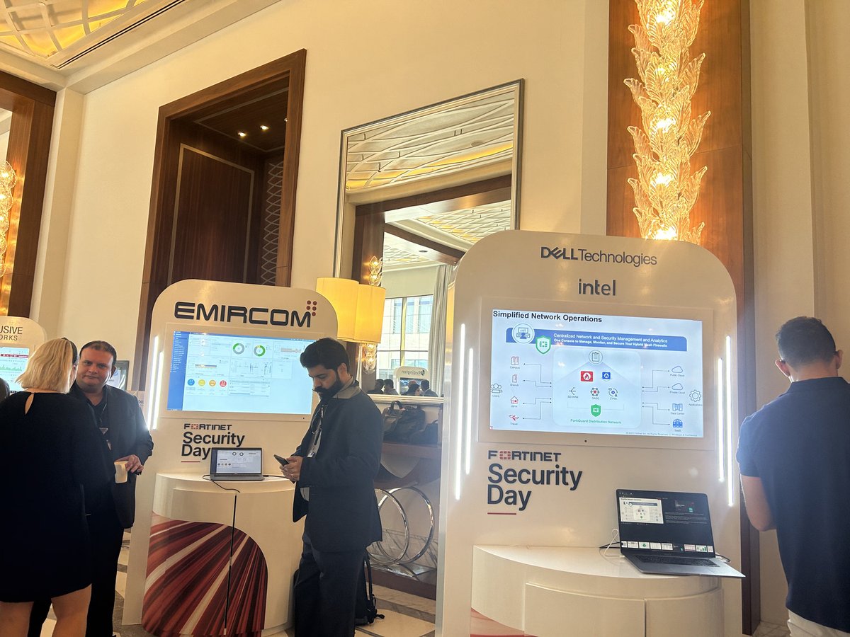 Kicking off @Fortinet’s #security day in #Dubai! 

Join #DellTech’s subject-matter-experts at our stand to accelerate your path to #cyberresilience today!
