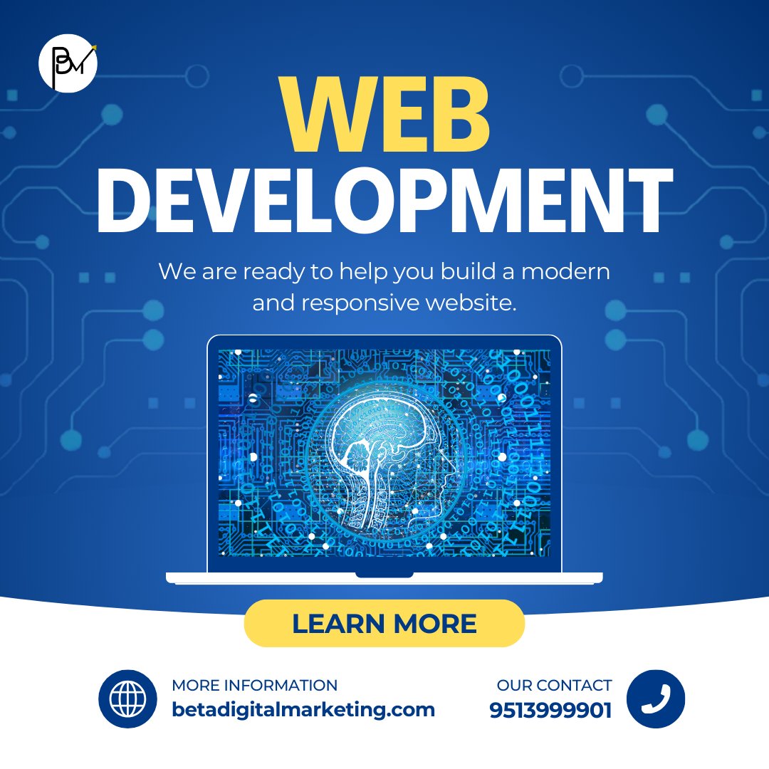 Transforming visions into dynamic websites with our expert web development services at Beta Digital Marketing in Bangalore.
 betadigitalmarketing.com

 #websitedesigntips #websitedesignideas #websitedesignhelp #webdevlopment #webdevloper #betadigitalmarketing